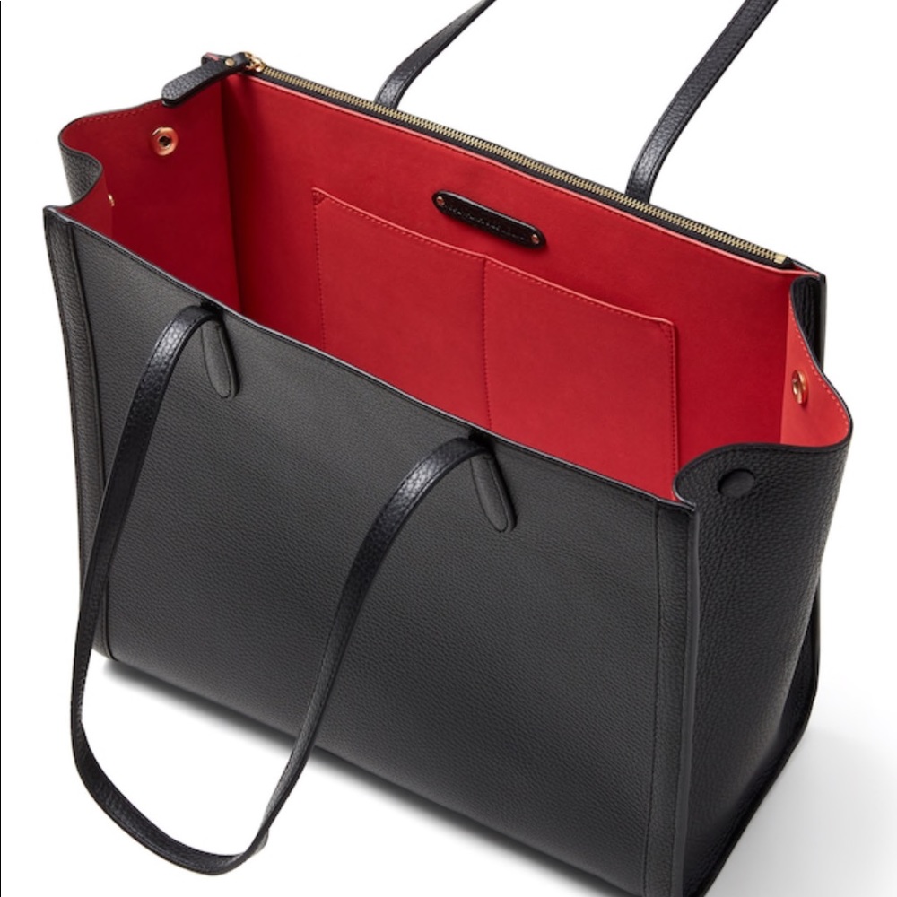 Black tote bag